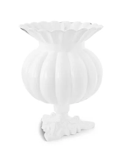 Astier De Villatte Citrouille Fluted Vase In White
