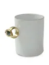 Astier De Villatte Cyclops Ring Cup In White