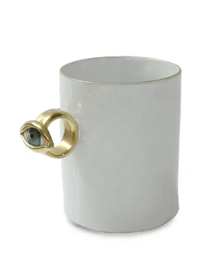 Astier De Villatte Cyclops Ring Cup In White