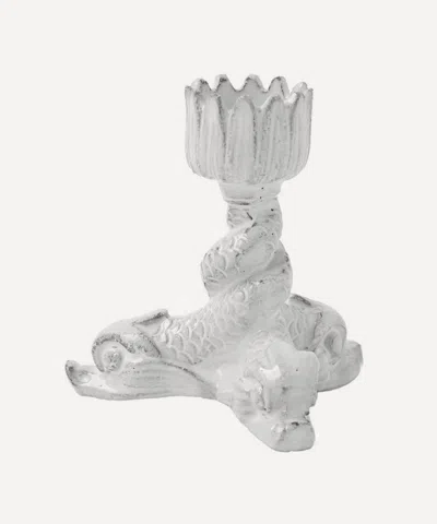 Astier De Villatte Dauphin Candle Holder In White