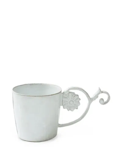 Astier De Villatte Emilie Floral-detail Coffee Cup In White
