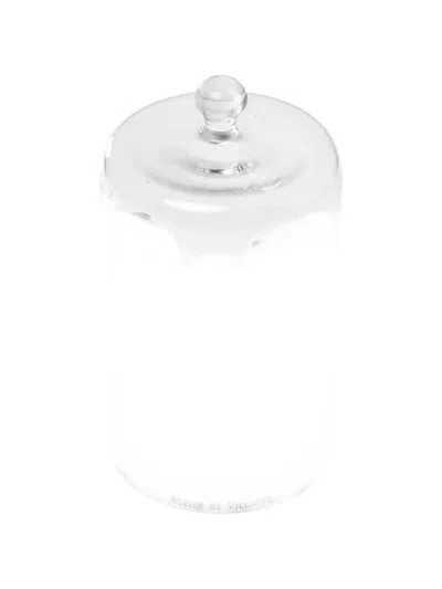 Astier De Villatte Engraved Incense Bell Jar In Transparent
