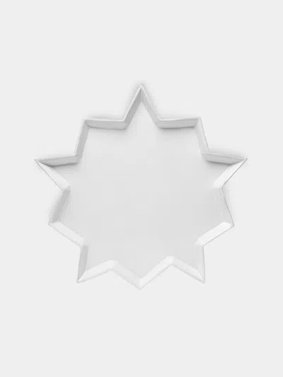 Astier De Villatte Etoile Hand-glazed Ceramic Dinner Plate  Abask Luxury Gift