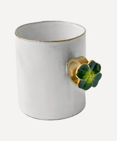 Astier De Villatte Four Leaf Clover Ring Cup
