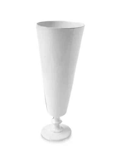 Astier De Villatte Gigi Sculpted Vase In White