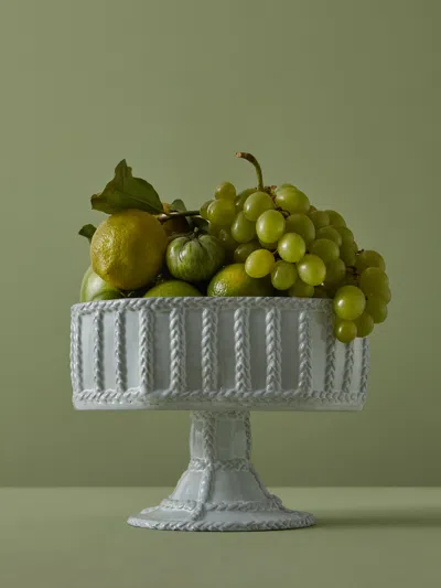 Astier De Villatte Joséphine Hand-glazed Ceramic Raised Bowl  Abask Luxury Gift In White