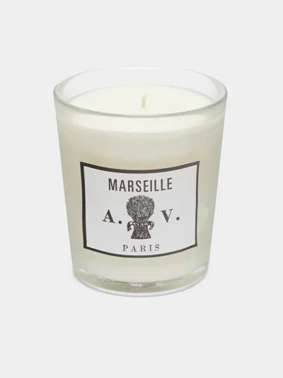 Astier De Villatte Marseille Scented Candle  Abask Luxury Gift In White