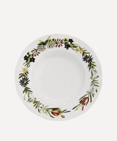 Astier De Villatte Medium Flowers Garland Plate