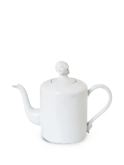Astier De Villatte Medium Marie-antoinette Cygne Teapot In White