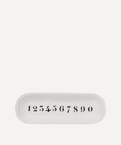 Astier De Villatte Numbers Platter In Multi