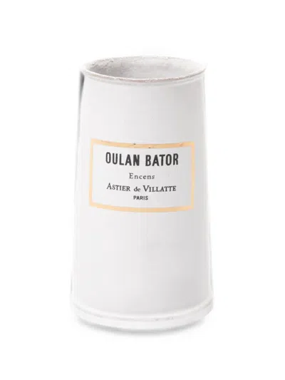 Astier De Villatte Oulan Bator Ceramic Vase In White