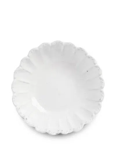 Astier De Villatte Pepito Scalloped Soup Plate In White