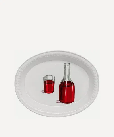 Astier De Villatte Red Wine Decanter And Glass Soup Plate