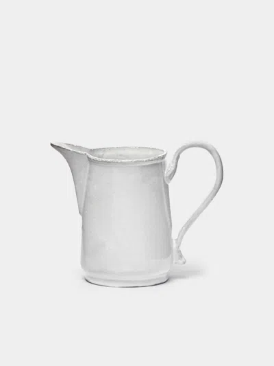 Astier De Villatte Simple Hand-glazed Ceramic Creamer  Abask Luxury Gift In White