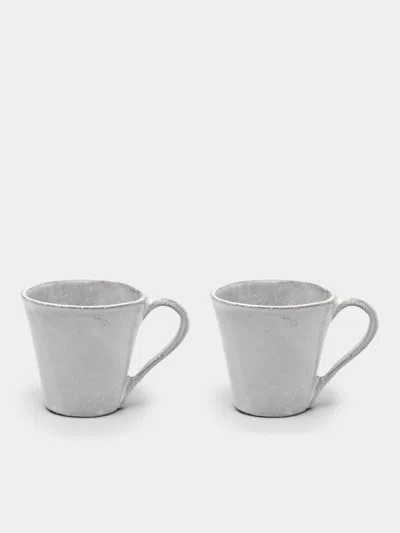 Astier De Villatte Simple Hand-glazed Ceramic Espresso Cup (set Of 2)