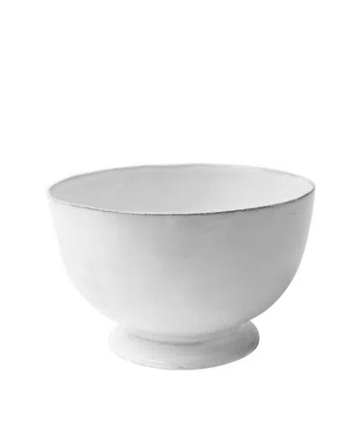 Astier De Villatte Small Sobre Salad Bowl In White