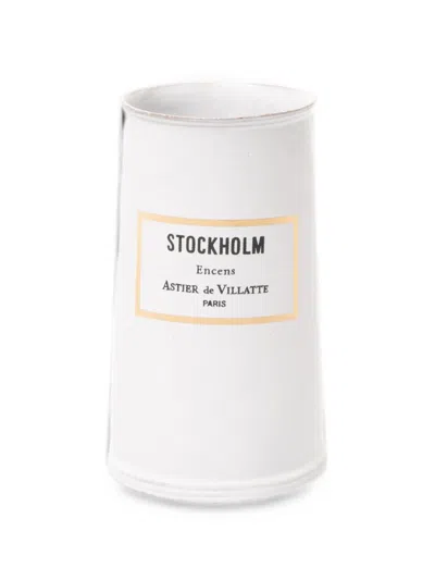 Astier De Villatte Stockholm Incense Vase In White