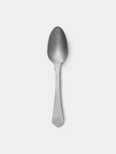Astier De Villatte Stone-finish Serving Spoon  Abask Luxury Gift In Gray