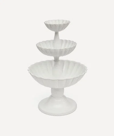 Astier De Villatte Tiered Peggy Bowl In White