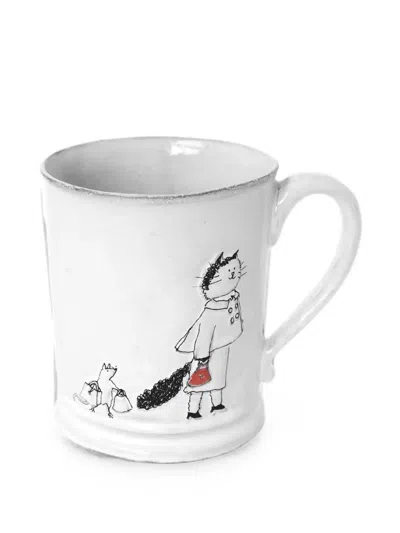 Astier De Villatte X Grace Coddington Keeping Up Mug In White