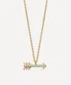 Astley Clarke 14ct Gold Arrow Diamond Pendant Necklace