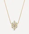 Astley Clarke 14ct Gold Atomic Diamond Pendant Necklace