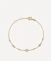 Astley Clarke 14ct Gold Atomic Diamond Station Bracelet