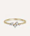 Astley Clarke 14ct Gold Diamond Cluster Promise Ring