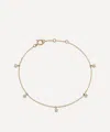 Astley Clarke 14ct Gold Diamond Station Bracelet