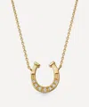 Astley Clarke 14ct Gold Horseshoe Diamond Pendant Necklace