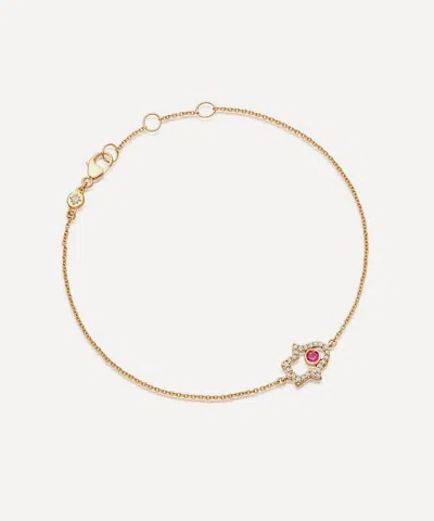 Astley Clarke 14ct Gold Icon Aura Hamsa Bracelet