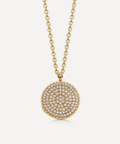 Astley Clarke 14ct Gold Icon Aura Locket Necklace