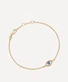 Astley Clarke 14ct Gold Sapphire Evil Eye Bracelet