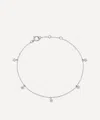 Astley Clarke 14ct White Gold Diamond Station Bracelet