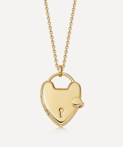 Astley Clarke 18ct Gold-plated Vermeil Silver Biography Heart Locket Necklace