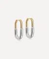 Astley Clarke 18ct Gold-plated Vermeil Silver Celestial U-shape Hoop Earrings In Gold