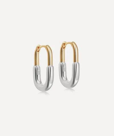 Astley Clarke 18ct Gold-plated Vermeil Silver Celestial U-shape Hoop Earrings