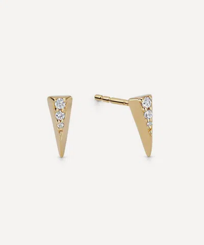 Astley Clarke 18ct Gold-plated Vermeil Silver Deco Shard Stud Earrings
