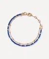Astley Clarke 18ct Gold-plated Vermeil Silver Fine Biography Lapis Bracelet