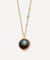 Astley Clarke 18ct Gold-plated Vermeil Silver Large Luna Labradorite Pendant Necklace