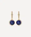 Astley Clarke 18ct Gold-plated Vermeil Silver Large Luna Lapis Drop Earrings