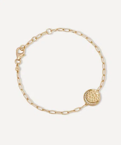 Astley Clarke 18ct Gold-plated Vermeil Silver Luna Crescent Locket Bracelet