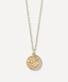 Astley Clarke 18ct Gold-plated Vermeil Silver Luna Crescent Locket Necklace In Gold