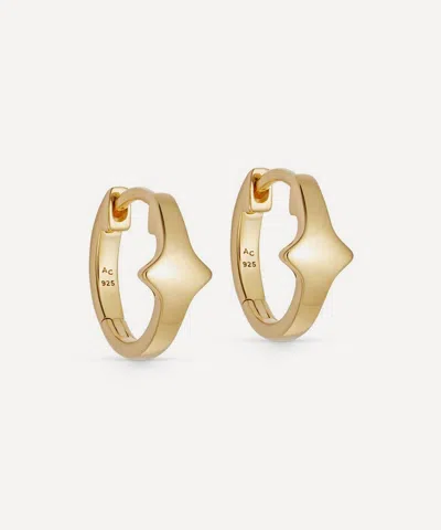 Astley Clarke 18ct Gold-plated Vermeil Silver Luna Huggie Hoop Earrings