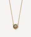 Astley Clarke 18ct Gold-plated Vermeil Silver Luna Labradorite Pendant Necklace