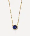 Astley Clarke 18ct Gold-plated Vermeil Silver Luna Lapis Pendant Necklace