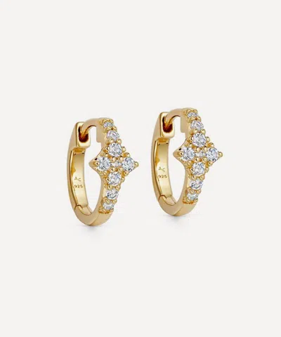 Astley Clarke 18ct Gold-plated Vermeil Silver Luna Light Huggie Hoop Earrings