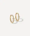 Astley Clarke 18ct Gold-plated Vermeil Silver Maxi Luna Light Hoop Earrings