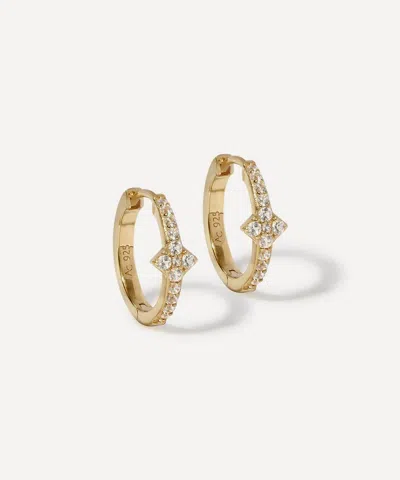 Astley Clarke 18ct Gold-plated Vermeil Silver Midi Luna Light Hoop Earrings