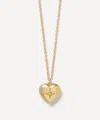 Astley Clarke 18ct Gold-plated Vermeil Silver Mini Heart Locket Necklace